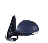 For Vw For Tiguan 2010-17 9-Line Electrically Adjustable Lens Heating Light Automatically Fold Rearview Mirror Sets Complete Wing Mirrors for Cars(1PCS No paint L)