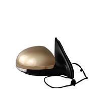 For Vw For Tiguan 2010-17 9-Line Electrically Adjustable Lens Heating Light Automatically Fold Rearview Mirror Sets Complete Wing Mirrors for Cars(1PCS Tian Mo Jin R)