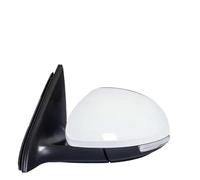 For Vw For Tiguan 2010-17 9-Line Electrically Adjustable Lens Heating Light Automatically Fold Rearview Mirror Sets Complete Wing Mirrors for Cars(1PCS Polar white L)