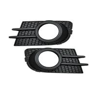 For VW For Tiguan 2012-2018 Car Front Fog Light Shell Car Accessories Car Headlight Lens Cover(A pair Black)