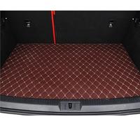 For VW For Tiguan 2017 2018 2019 5N Custom Car Floor Mats Auto Foot Pads Automobile Carpet Cover Waterproof Floor Liners(Trunk-DARK BROWN)
