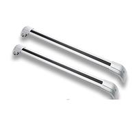 For VW For Tiguan 2018-2023 Crossbars Cross Bars Roof Rail Rack Lockable Aluminum Alloy 2PCS Roof Rack For Luggage(Silver)