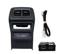 For VW For Tiguan L MK2 2017 2018 5NG 819 203 Rear Air Outlet Vent Trim Frame A C Air Vent Outlet Center Armrest With USB Cable CRRYUQWWM