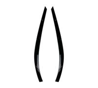 For VW For Tiguan MK1 2011 2012 2013 2014 2015 2016 Car Front Headlight Lamp Eyebrow Eyelid Trim Cover Exterior Modification Car Headlight Eyebrow(Gloss BlacK)