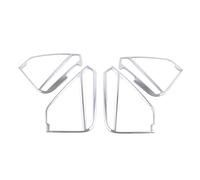 For VW For Tiguan MK2 2017 2018 2019 Inner Door Speaker Audio Ring Cover Sound Frame Trim Stainless Steel Sticker Interior Styling Cover(Style B)
