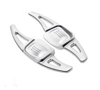 For VW For Tiguan MK2 For Variant For Golf 7 Alltrack For T-Cross For Amarok For Passat Steering Wheel Paddle Shift Extension Car Paddle Shifter Red(Silver)