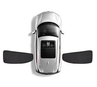 For VW For Tiguan SWB AD1 AX1 2017 2018 2019 2020-2024 Full Coverage Sunshade Windows Visor Privacy Covers Black Foldable(Rear Side Windows)