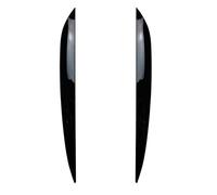 For VW For Touareg 2010-2018 Auto Headlight Lamp Eyebrows Cover Trim Stickers Car Eyelids Lids ABS Carbon Fiber Eyebrow Headlights Eyebrow