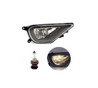 For VW For Touareg 2016 2017 2018 Car Left Right Front Bumper LED Fog Light Lamp With Bulbs Halogen Daytime Fog Lamp(R side Halogen)
