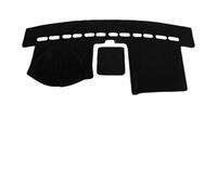 For VW For Touran 2003-2013 2014 2015 2016 Car Inner Dashboard Cover Pad Mat Dash Board Rug Sunshade Protect Carpet MTVTFECEWG(Black Side,LHD)