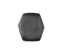 For VW For Touran 2007 06-12 Car Accessories Leather Center Control Armrest Box Cover Trim(B Black-red line)