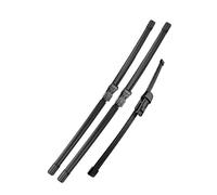 For VW For Touran 2010-2015 Front Rear Set Wiper Blades Natural Rubber Windshield Windscreen 3PCS/Set