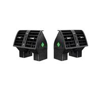 For VW For Touran For Caddy 2004-2015 Air Conditioning A/C Air Vent Outlet 1TD819203 Car Air Conditioning Rear Vent(Black-2pcs)