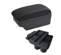 For VW For Touran For Caddy Car Armrest Box Center Console Storage Box With USB Accessories WEFOLCC(C2 black line 7USB)