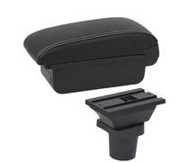 For VW For Up 2009 2010-2020 Car Armrest Box Center Console Storage Box Interior Accessories RESPUNEKBAH(A3 white line No USB)