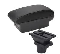 For VW For UP For Seat For Mii For Skoda For Citigo Armrest Box Car Armrest Console Storage Box Cup Holder Car Accessories Car Armrest Storage Box(B2 Black line 3USB)