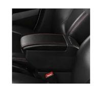 For VW For Vento For Polo V 2009-2020 Car Armrest Box Center Centre Console Storage Accessories With USB RESPUNEKBAH(H Black Red 4 USB)
