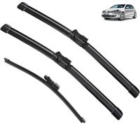 For VW Golf 6 Golf6 MK6 VI 2009-2012 5K 24"+19"+11" Front & Rear Wiper Blades Set, Rubber Windscreen Wipers