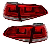 For VW GOLF 7 VII 5G Sedan 2012-2017 Tail Lights Dark Red
