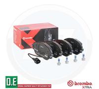 BREMBO Brake pad set XTRA LINE incl. wear warning contact P 85 131X Brake pads,Brake pad set, disc brake VW,AUDI,SEAT