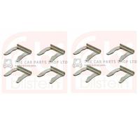 FOR VW GOLF MK3 1H1 PACK OF 8 NEW FEBI BRAKE HOSE RETAINING CLIPS