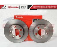 FOR VW GOLF MK4 LEON A3 BORA REAR 230mm GENUINE BREMBO BRAKE DISCS DISC SET