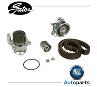 Timing Belt & Water Pump Kit fits AUDI A2 8Z0 1.4D 00 to 05 Set Gates Quality