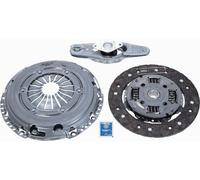 Clutch Kit 3pc (Cover+Plate+Releaser) fits VW BEETLE 5C 1.2 11 to 12 Sachs New