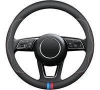 For VW Golf V Variant 1K5 AJ5 Estate 2007-2013 Leather Steering Wheel Cover, Breathable, Non-Slip Grip Car Steering Wheel Protector | Premium Interior Replacement Car Accessories
