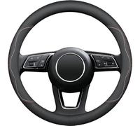 For VW Golf V Variant 1K5 AJ5 Estate 2007-2013 Leather Steering Wheel Cover, Breathable, Non-Slip Grip Car Steering Wheel Protector | Premium Interior Replacement Car Accessories