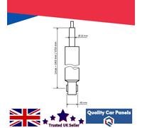 For VW Golf Van 2013-2017 1.6d KYB Shock Absorber Rear 3448025