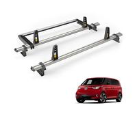 For VW ID Buzz 2022+ Roof Rack Van Guard UltiBar Plus 2x Bars + Roller
