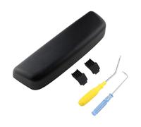 For VW ID3 ID4 ID6 ID7 ABS Sunglasses Holder Glasses Case Interior Accessories Car Sun Glasses Storage Bag Car Trim Interior(Black)