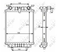 FOR VW JETTA 16_ 2.0 12 to 17 Radiator 5Q0121253H VOLKSWAGEN