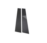 For VW Jetta 2019 2020 2021,Window Trim Covers Center Film Column B C Pillar Posts Sticker Car Exterior Accessories,carbon fiber