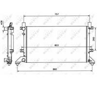 FOR VW LT 2D 2.8D 97 to 06 Radiator 2D0121253B 2D0121253E VOLKSWAGEN