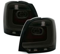 For VW Polo 6R From 2009-03/2014 LED Tail Lights Lightbar Black Smoke
