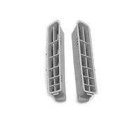 For VW PQ For Golf 6 For GTI For MK6 2009-2014 1Pair Car A-Pillar Inner Air-Conditioning Outlet Panel AC Vent Grille Outlet(Grey)