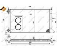 FOR VW SHARAN 7M 2.0 95 to 10 ATM Radiator 7M3121253B VOLKSWAGEN