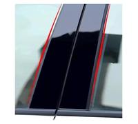 for VW T-Cross T Cross 2019 2020-2021 Window Trim Cover BC Column Sticker Polished Pillar Posts Polished Pillar Posts(Black)