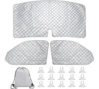 For VW T5 T6 3PCS Sunshade Windscreen Windshield Visor Cover Protection Set Auto Internal Thermal Blind Window Windshield Sunshade