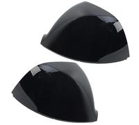 For VW T5 T6 For Transporter 2010-2020 Side Mirror Cover Cap Black With Lane Change Assist Hole Car Accessories Rear view Mirror Cover(Onecolor)