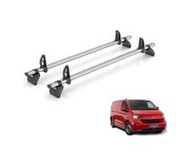 Rhino Roof Rack for VW Transporter (2022+) 2x Steel Roof Bars - Kammbar Fleet - TB2FL