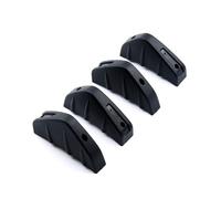 for VW Touareg 2019-2025 Car Rear Bumper Lip Diffuser, 4Pcs Car Back Bumper Spoiler Lip Splitter Anti-Crash Accessory, Black