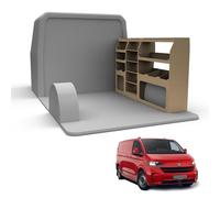For VW Transporter 2024+ Plywood Racking Shelving Van Storage | Only fits Long (L2) Wheelbase, Tool Storage for Driver Side