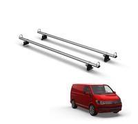 For VW Transporter T5 2003-2015 Roof Rack 2x Bars With Tie Points