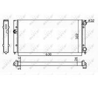 FOR VW VENTO 1H2 1.9D 93 to 98 Radiator 1H0121253D 1H0121253H VOLKSWAGEN