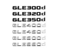 For W166 W167 GLE200d GLE300d GLE350d GLE400d GLE500d GLE450d Car Sticker Rear Trunk Logo Number Letter Emblem(Silver,GLE400d)