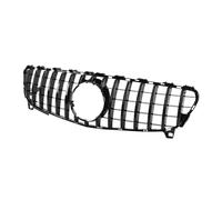 For W176 For A-Class A180 A200 A250 A45 AMG Front Bumper Mesh Grille GTR Style 2013 2014 2015 2016 2017 2018(2016-2018 Black)
