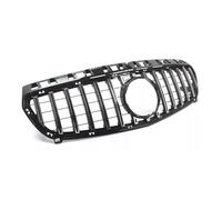 For W176 For A-Class A180 A200 A250 A45 AMG Front Bumper Mesh Grille GTR Style 2013 2014 2015 2016 2017 2018(2013-2015 Silver)